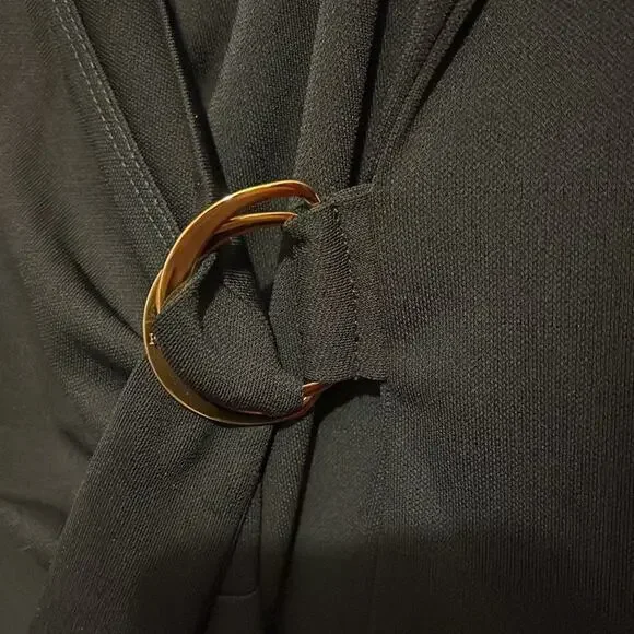 Lauren Ralph Lauren Stretch Jersey Top Navy Size 2X - Picture 4 of 5